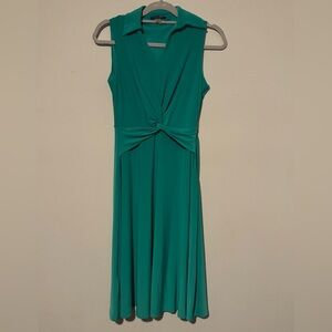 GUC Tommy Hilfiger Green Collared Midi Dress